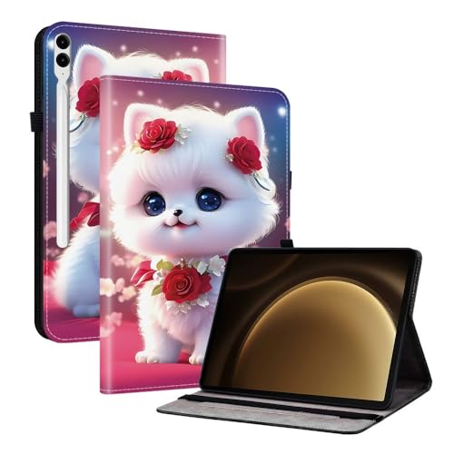 Étui Galaxy Tab A 10.1 2019 résistant pour éviter les bris d'écran motif chat