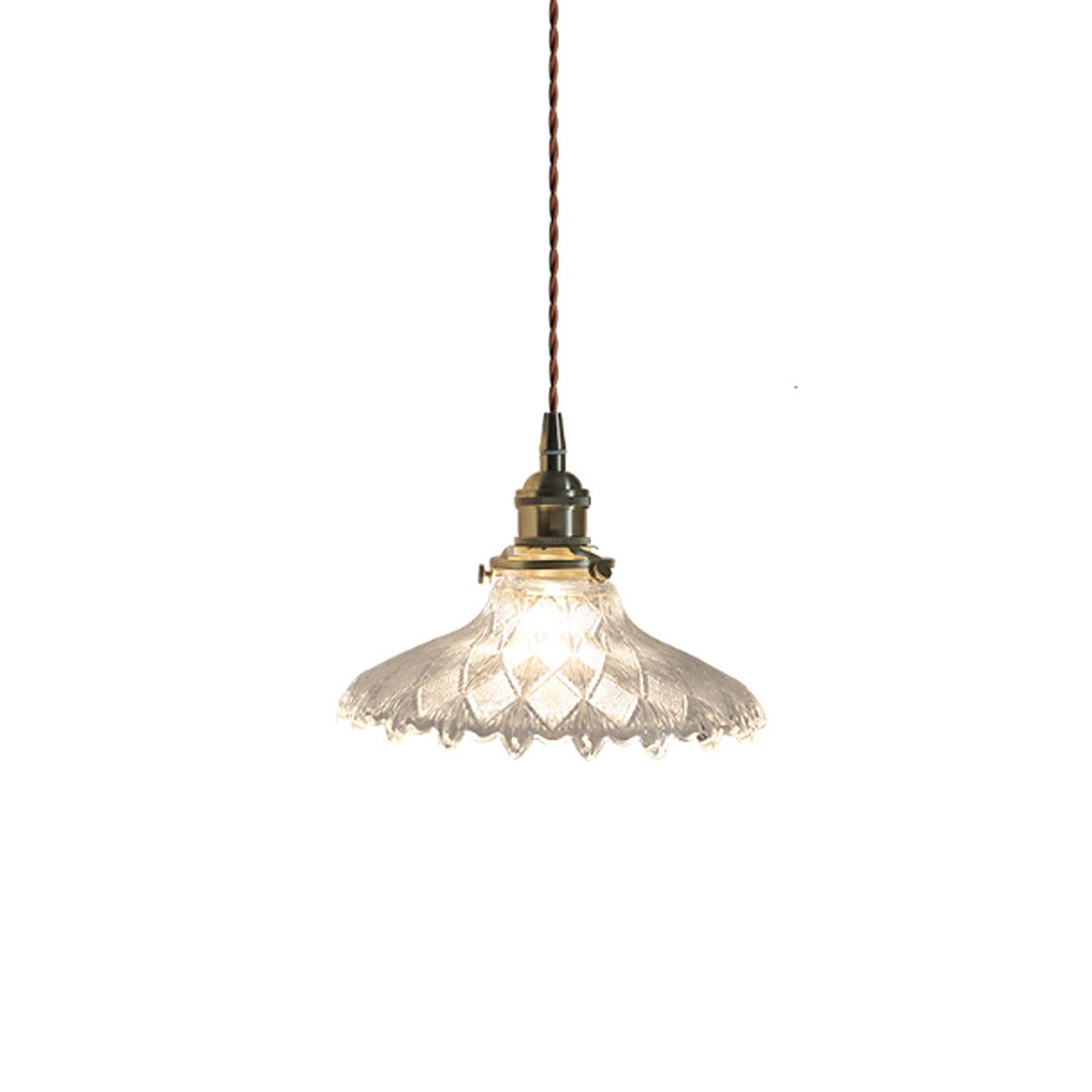 Charmante suspension en cristal magique pour illuminer les pièces sombres à plafond haut