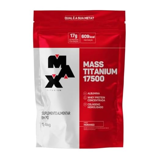Mass Titanium (1,4Kg) - Sabor Morango