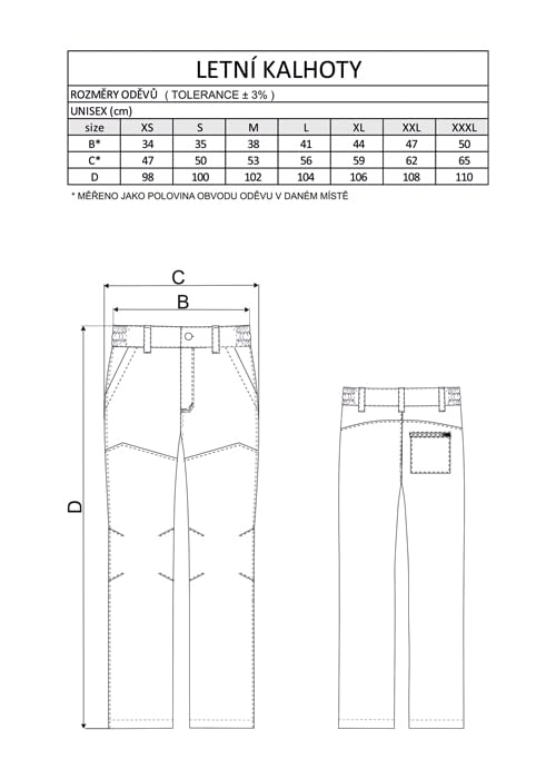 pantalone estivo unisex professionale 1507-A per addestratori di Cani (S)