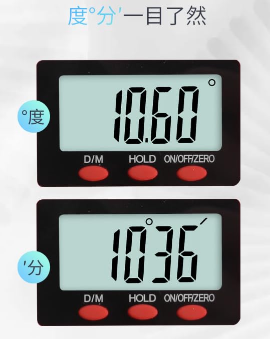 Regla de ángulo de pantalla digital, regla de ángulo de alta precisión, instrumento de medición universal de 90 grados, juego multifunción, regla cuadrada de acero inoxidable
