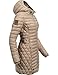 Produktbild Navahoo Damen Winterjacke Wintermantel Steppmantel Zea Taupe Gr. XS