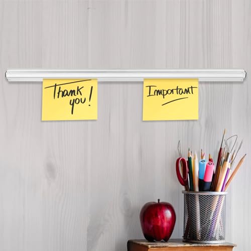 QWORK® 1 Stück Bonleiste Bonhalter Wandhalterung Aluminiumlegierung Klemmschiene für Catering Cafés Kneipen Bars (90cm)