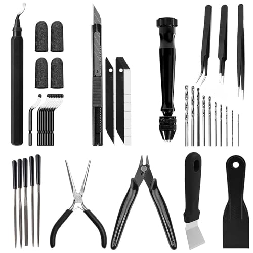 3D Printer Tools Kit for Model Finishing and Deburring