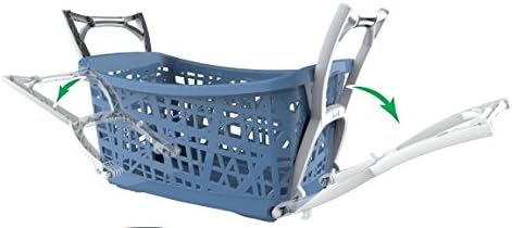 Bama 70165 Stand up Laundry Basket with Legs, One Size, Multi-Colour