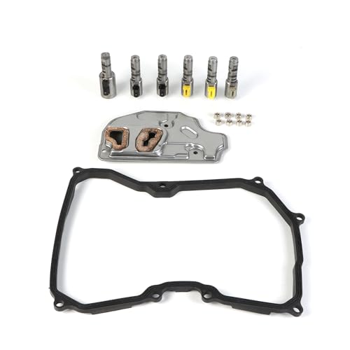 INGKAN 09G TF60SN Transmission Solenoid Kit Fits for 2005-2010 Jetta 2.5L, 2008-2017 Beetle 2.5L,2010-2014 Golf 2.5L,2006-2009 Rabbit 2.5L,2006-2010 Passat 2.0L TF60SN 09G Solenoid Aftermarket Parts