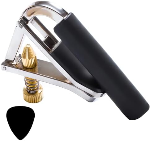 Guitar Capo for Acoustic Electric 6-String – Quick Change Metal Kapo image 5