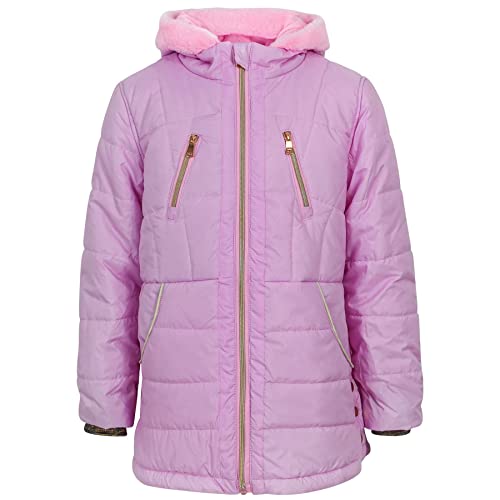 Veste fille rose layette rembourrée idéale pour le chemin de l'école