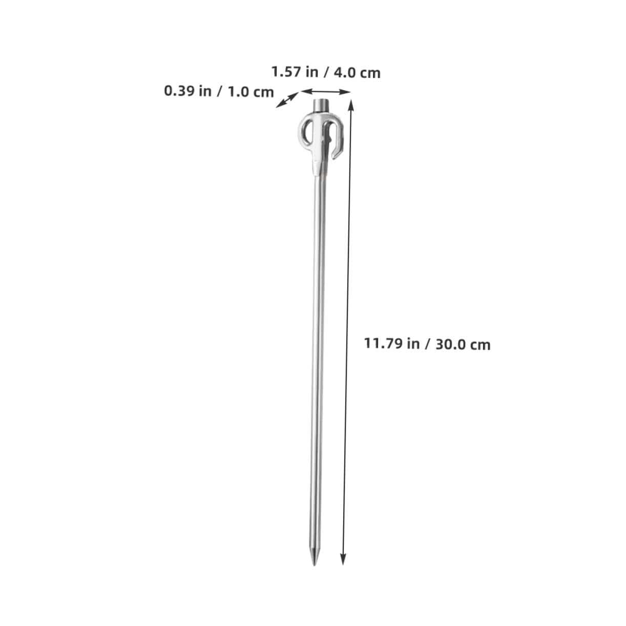 Hemobllo Estacas de Acero Inoxidable para Tiendas de Campaña Resistentes y Duraderas Piquetas para Suelo Camping Jardín y Exterior Fijas para Tiendas Toldos y Toldos Uso Montaña y Nieve
