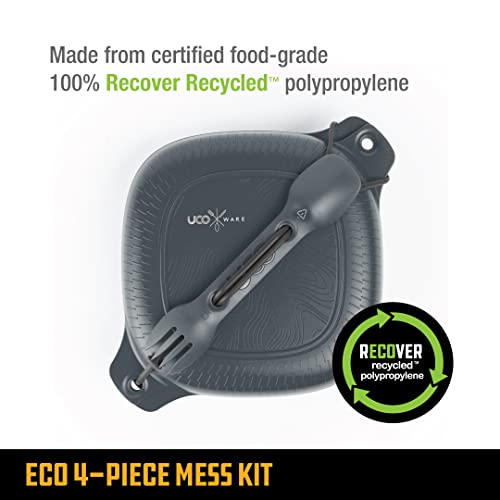 UCO ECO 4PCE Mess Kit - Gry, Dark Grey - Image 2