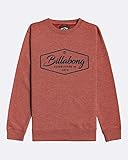 billabong sweatshirts amazon Druck vorne NA PALI SAS, Hossegor - BILLABONG Jungen Sweatshirt Trademark - Sweatshirt für Jungen, deep red, 12, U2CR01