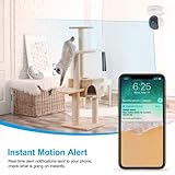 wansview Security Indoor Pet Camera, 2K Dog Camera with APP, WiFi CCTV Camera House Security for Baby Monitor, Real-time Alert 2-Way Audio Night Vision Pan/Tilt, TF Card Storage, Works with Alexa Q5 - Image 6