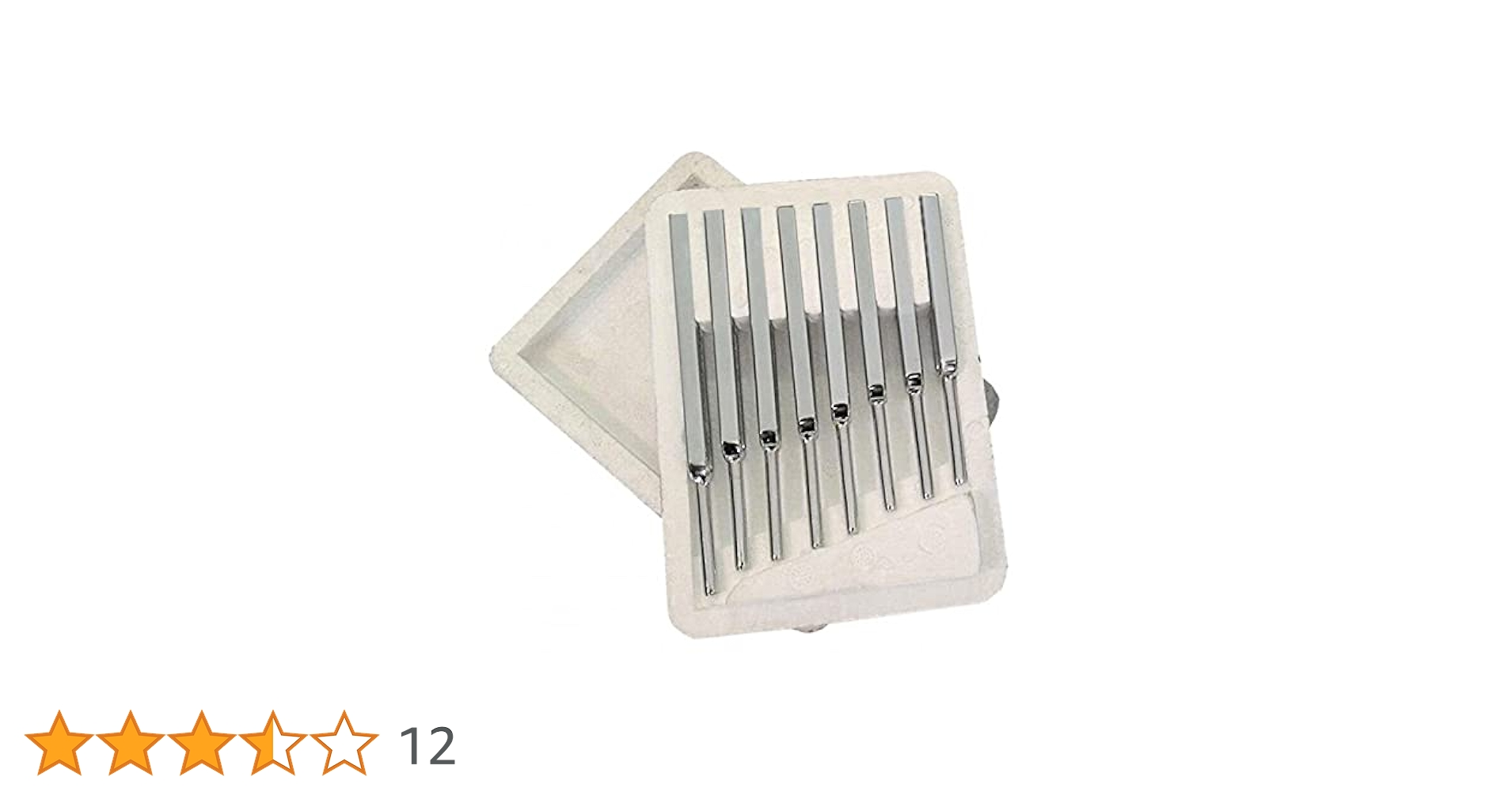 Cometek Tuning Fork - Set of 8 Steel supplied in Thermocol case