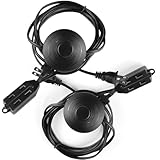 BH Cable 8 Feet Indoor 3 Outlet Extension Cord with Foot Switch (Set of 2) - with Safety Water Proof Cover
