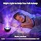 Fokky Sternenhimmel Projektor Kinder Erwachsene, Wasserwellen Galaxy Projector mit 6 Lichtfarben & Fernbedienung, Aurora Lampe, Nachtlicht, Party und Zimmer Deko, Perfekte Geschenkauswahl