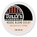 Tully's Coffee Decaffeinated House Blend, K-Cup Portion Pack for Keurig K-Cup Brewers 24-Count