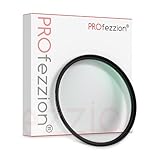 PROfezzion Slim UV Filter 49mm Schutzfilter für Canon EOS R100 R50 R10 mit RF-S 18-45mm Kit-Objektiv, Canon M50 M5 M6 Mark II M200 mit EF-M 15-45mm Kit-Objektiv & weitere Objektives 49mm