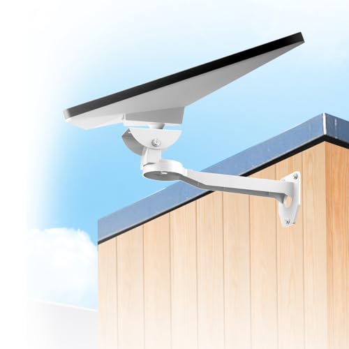 Starlink Mini Adjustable Wall Mount Kit 1/4 Inch Nut Base Adapter Universal Wall Bracket Mounting Holder for Starlink Mini Device Stable Installation & Angle Adjustable for Home RV Outdoor Use