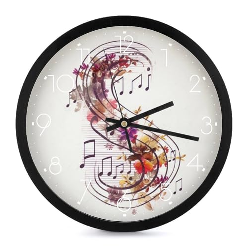 Horloge note de musique décorative au design moderne et épuré - 2