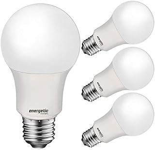 60W Equivalent A19 LED Light Bulb, Soft White 2700K, E26 Standard Base, UL