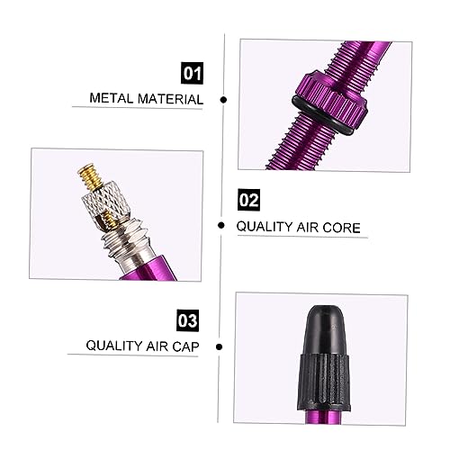 1pc Válvula de Neumático Tubeless para Bicicleta Anneome para Ciclismo de Montaña Fácil Instalación Previene Pérdida de Aire Color Aleatorio Accesorio miniatura 7