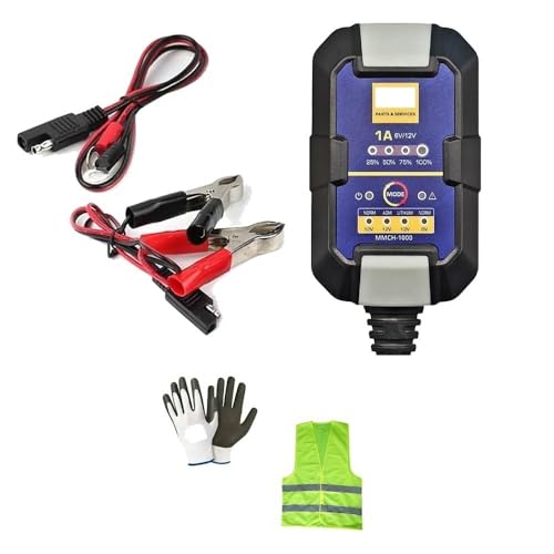 CARICABATTERIE AUTOMATICO 6V/12VOLT PER BATTERIA AL PIOMBO/AGM/GEL/LITIO COMPATIBILE CON DUCATI MANTENITORE DI CARICA IDEALE PER AUTO,MOTO,CAMPER QUAD JET SKI