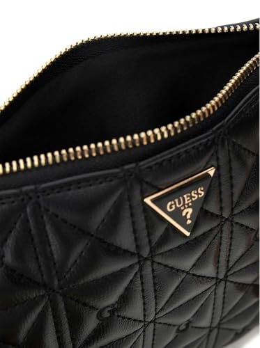 Sac à main plat GUESS matelassé noir BS26GU120 maroquinerie