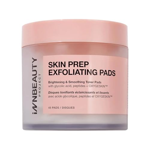 INNBEAUTY Project Skin Prep Brightening & Exfoliating Pads with Glycolic Acid 45 Pads