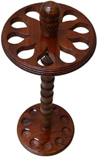Blackperlcrafts by Walking Cane Stand Umbrella Stick Holder Walking Stick Cane Stand Wooden Storage Rack Golf & Sticks Stand Gift
