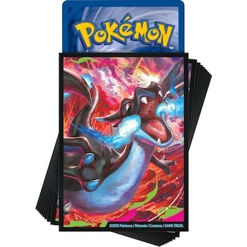 Friki Monkey Elite Pokemon Sleeves [65 Pcs] Protect Your Cards (Mega Charizard X EX) — image 1