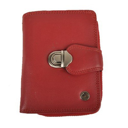 Greenburry Spongy Monedero piel 9 cm compacto vintage unisex para monedas y billetes