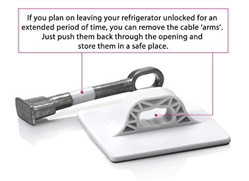 Refrigerator Lock (White Without Padlock) #TOP5