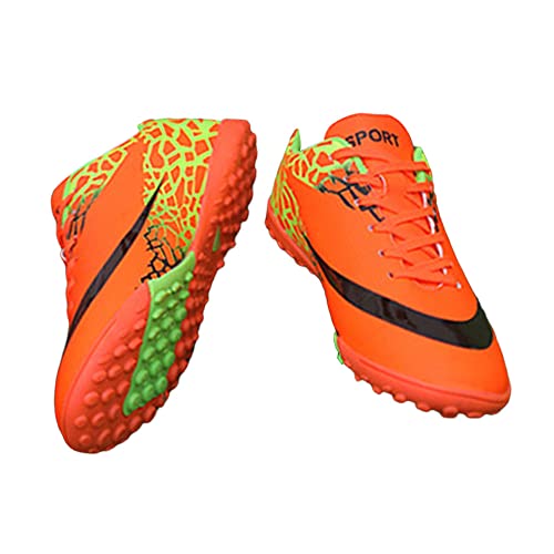 Mateju Chaussures de Football Enfant Crampons Garçon Homme Chaussure de Foot Spike Chaussures de Sport pour Intérieur Extérieur Athlétisme Entraînement Sports