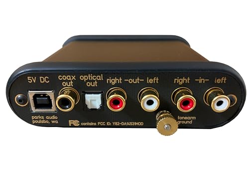 Waxwing Phono DSP Preamp from Parks Audio with Magic, Optical Out & Full App Control