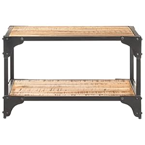 Coffee tableretro coffee tablebalcony tea tablebedside cabinetliving room center tableassembly requiredused as a end tableoolden office room 236x236x138 solid mango wood  urban country home decor
