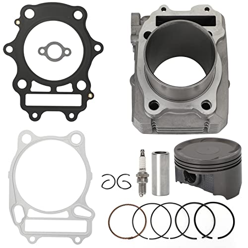 Mad Hornets Cylinder Piston Gasket Assemblies Top End Kit,Motorcycle Cylinder Jug 82Mm Top End Kit Fit For Suzuki Eiger 400 / King Quad 400 Piston Rings Gaskets 2002-2022 #TOP3