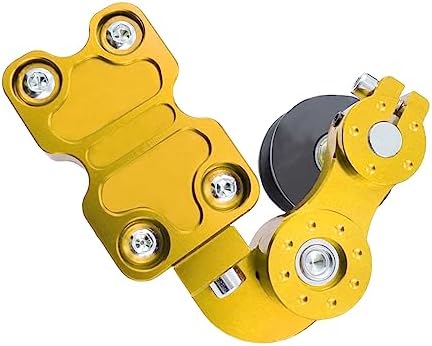 Adsspro Universal Motorcycle CNC Aluminum Chain Adjuster Tensioner Modified Accessories Regulator Alloy New Automatic Wheel Roller Tools For Motorbike Motocross Chopper ATV Dirt Bike
