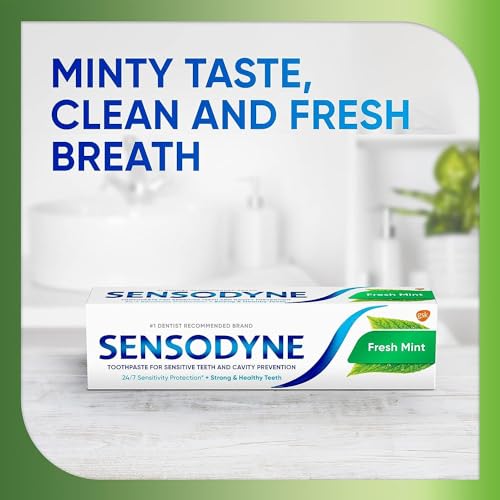 Image of Sensodyne Toothpaste Fresh Mint 150Gms| Cool Mint: Experience The Relief Of Daily Sensitivity Protection|Sensodyne Cool Mint 150G