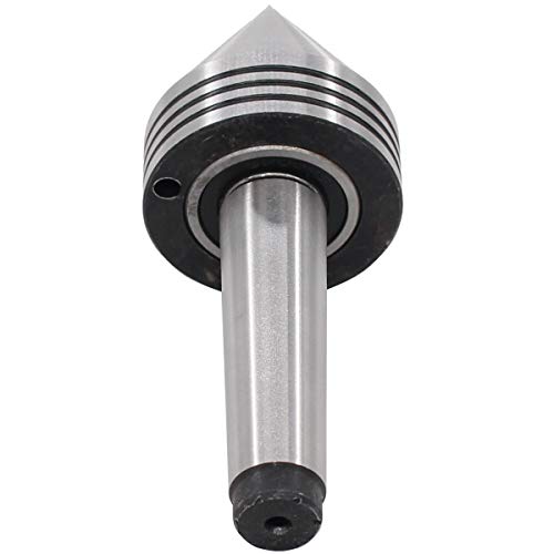 Applianpar Woodworking Tapered Turn Center 60 Degree Point Mt2 Taper Heavy Duty Live Tailstock Center #TOP2