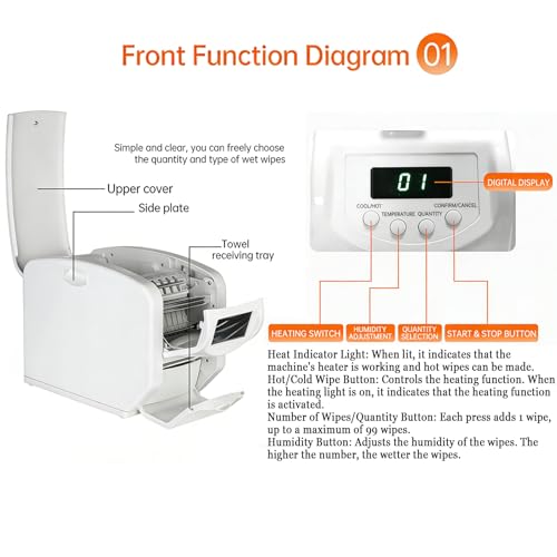 Distributeur automatique de serviettes chaudes et froides pour spa