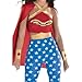 Party City Wonder Woman Costume for Adults - DC Justice League Costume Includes Dress, Headband, Gauntlets, Cape & More - Costumes for Halloween, Birthday Parties & Themed Events