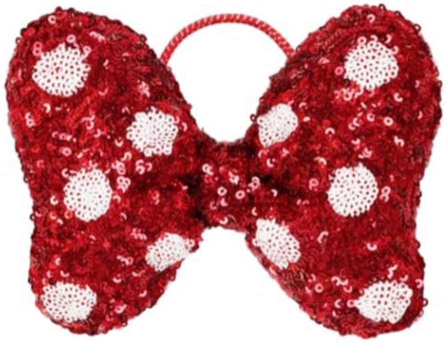 ディズニー　ミニー　ぬいぐるみチャーム　ヘアゴム　スパンコール　4つ ディズニー ミニー ぬいぐるみチャーム ヘアゴム スパンコール 4つ