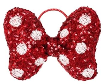 ディズニー　ミニー　ぬいぐるみチャーム　ヘアゴム　スパンコール　4つ ディズニー ミニー ぬいぐるみチャーム ヘアゴム スパンコール 4