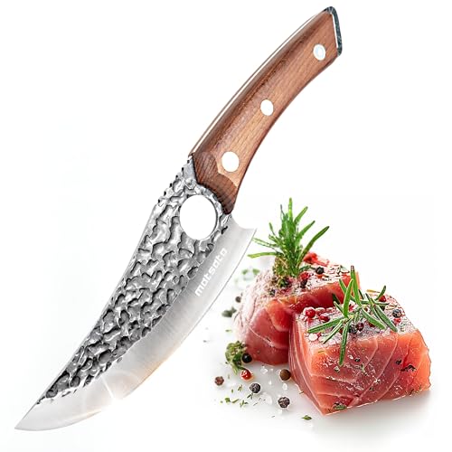 Matsato Knife | Japanese Steel Kitchen Knives. Professional High-Class Chef's Knife 5.8in. Non-Slip Cooking Knives with Ergonomic Handle, Gift Box