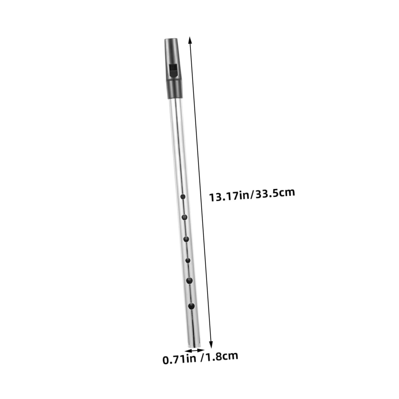 Toyvian 4pezzi Soprano Recorder d Key Metallo Principianti Strumento Musicale Leggero e Portatile Ottimo Pratiche Musicali Sviluppare La La Musica