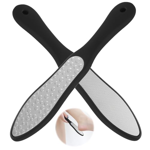 Premium Foot File, Double Side Pedicure Rasp, Foot Rasp Foot File and Callus Remover-Pedicure Tool for Dead Skin Removal, Cracked Heels and Dead Skin, Reusable with Ergonomic Handle for Wet or Dry Use