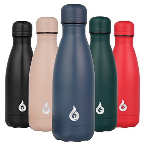 Image of BJPKPK 12oz Insulated Stainless Steel Water Bottle Metal Water Bottle for Travel,Navy Blue