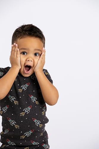 Image of monica + andy unisex-baby Organic Two-piece Shorty Pajama Set