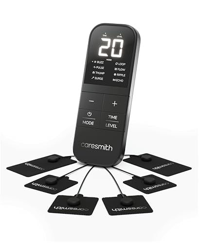 Image of Caresmith Charge Massager for Pain Relief | 8 Modes & 20 Intensities | USB C Fast Charge | Massage Machine For Body Pain