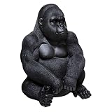 Atmosphera - Statue Gorille Assis H46 cm